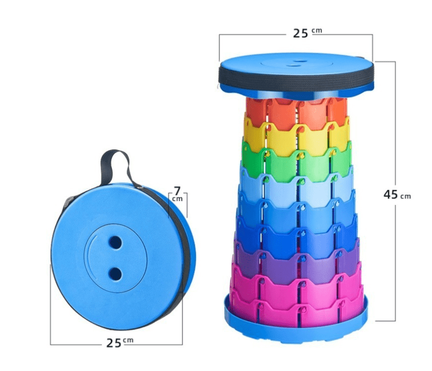 SnapSeat™ – Tabouret pliable compact [50 % de réduction]