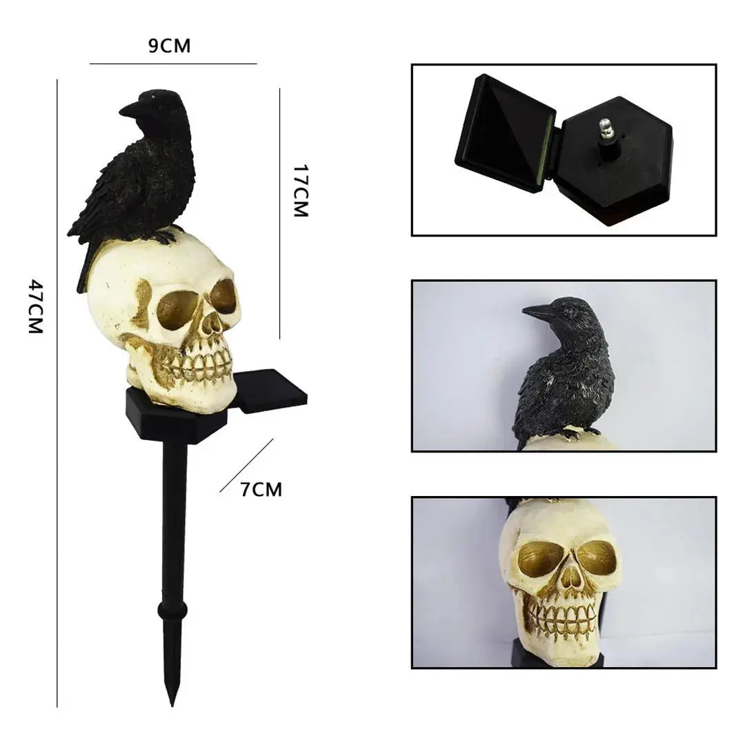 SolarSkull™ – Éclairage nocturne stable et atmosphérique de 6 à 10 heures [50 % de réduction]