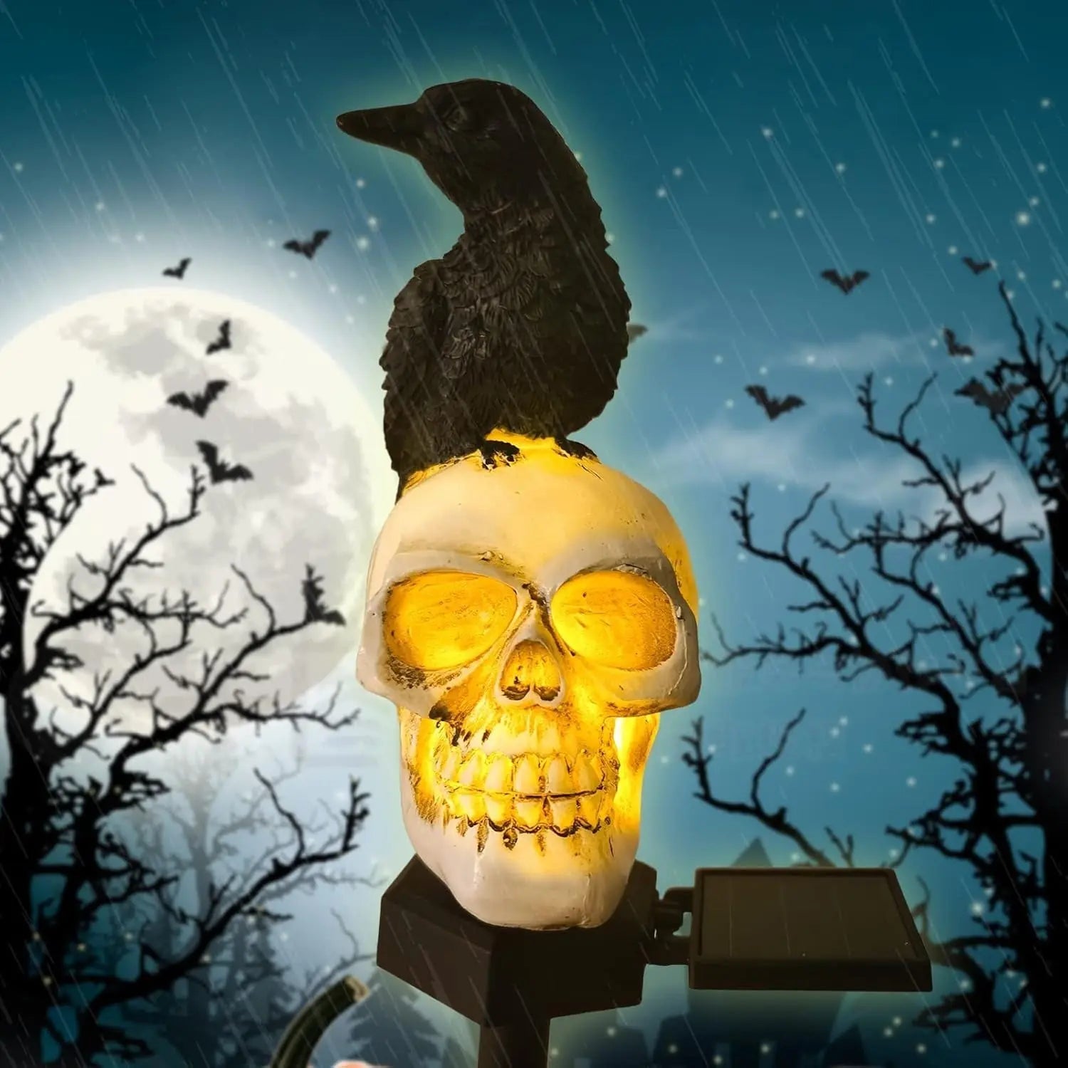 SolarSkull™ – Éclairage nocturne stable et atmosphérique de 6 à 10 heures [50 % de réduction]