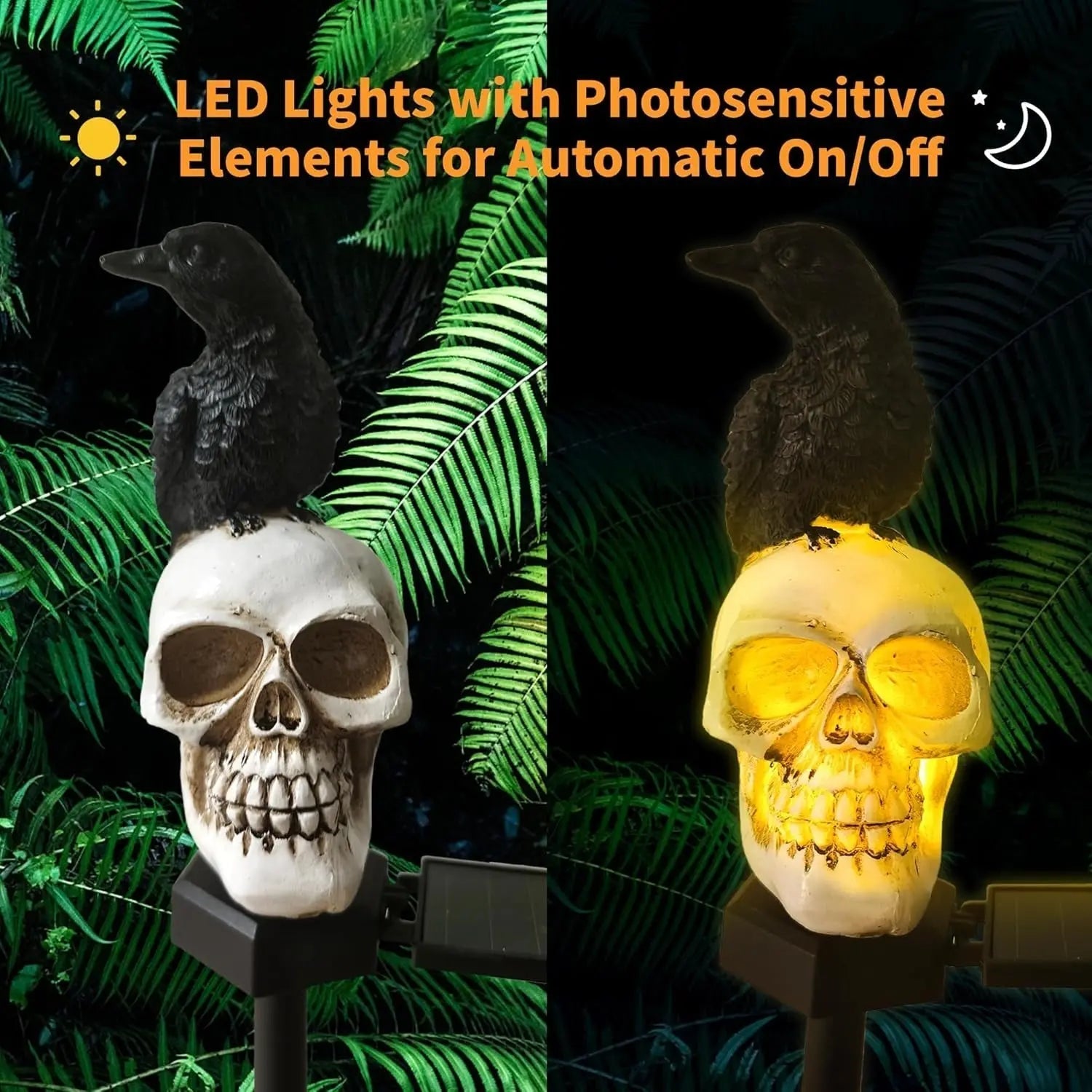 SolarSkull™ – Éclairage nocturne stable et atmosphérique de 6 à 10 heures [50 % de réduction]