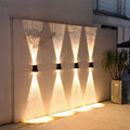 Applique murale solaire LED pour extérieur – sans fil et résistante aux intempéries