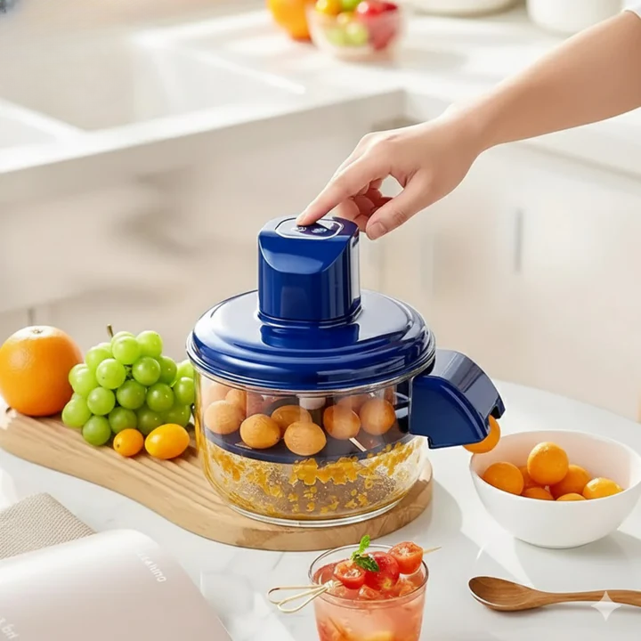 Éplucheur électrique – Épluchez fruits et légumes rapidement
