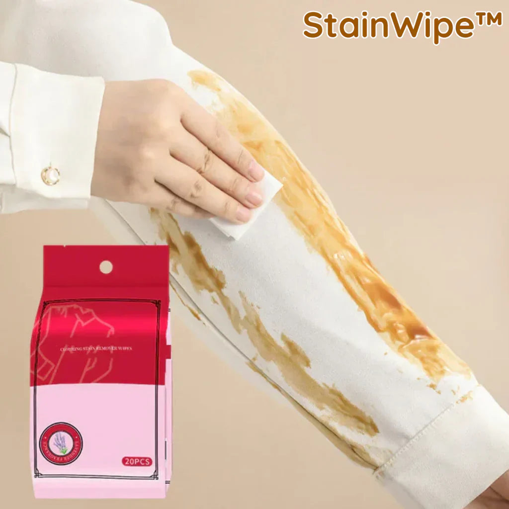 StainWipe™ – Lingettes détachantes efficaces et pratiques [50 % de réduction]