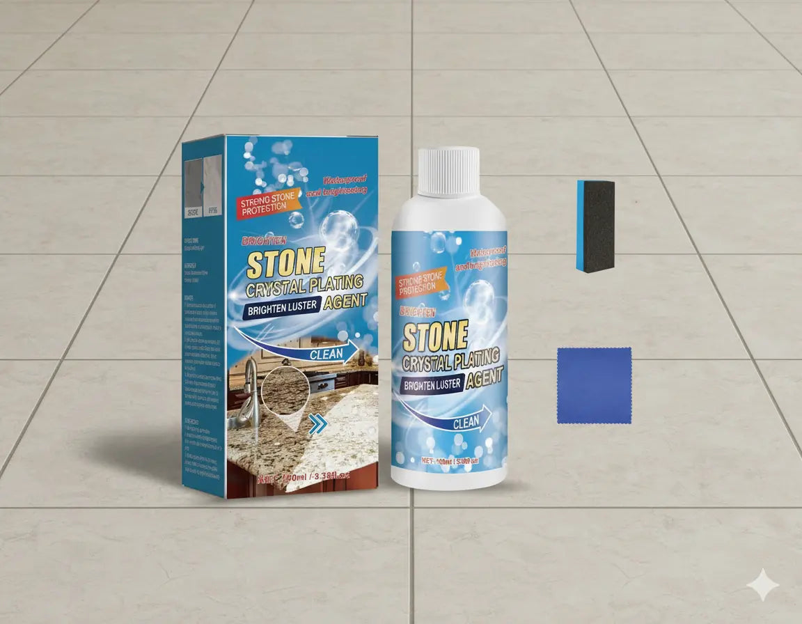 Nettoyant Pierre Naturelle – Doux & Biodégradable pour Granit, Marbre & Ardoise