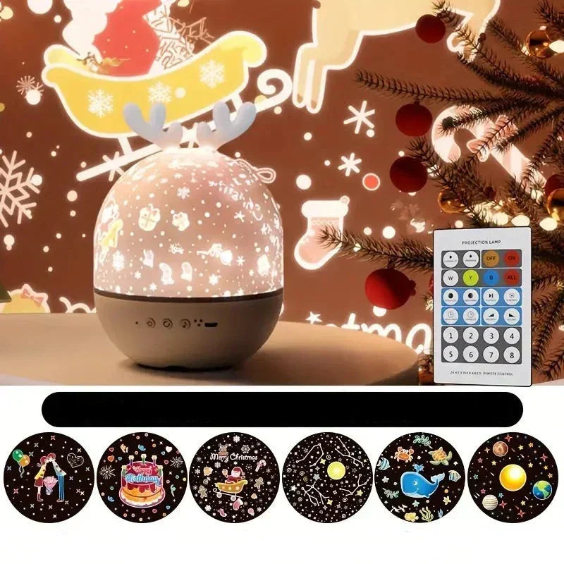 Projecteur d'étoiles veilleuse pour enfants avec musique et minuterie