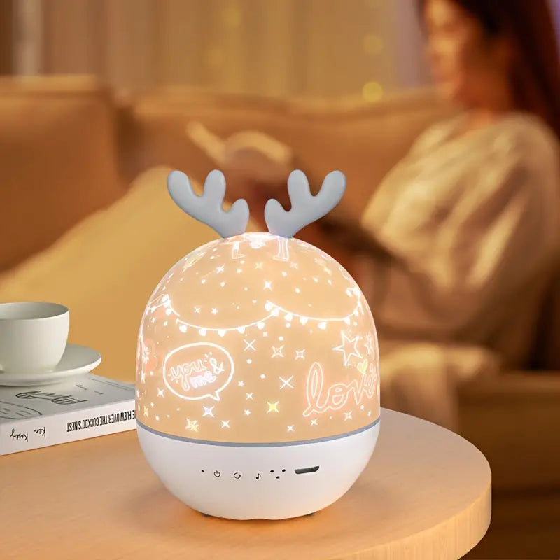 Projecteur d'étoiles veilleuse pour enfants avec musique et minuterie