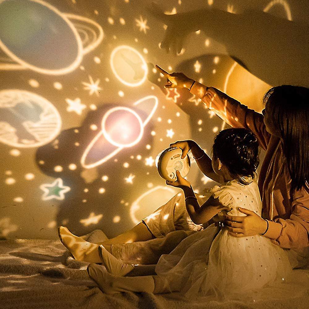 Projecteur d'étoiles veilleuse pour enfants avec musique et minuterie