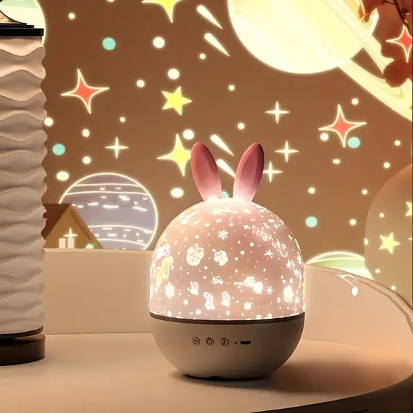 Projecteur d'étoiles veilleuse pour enfants avec musique et minuterie