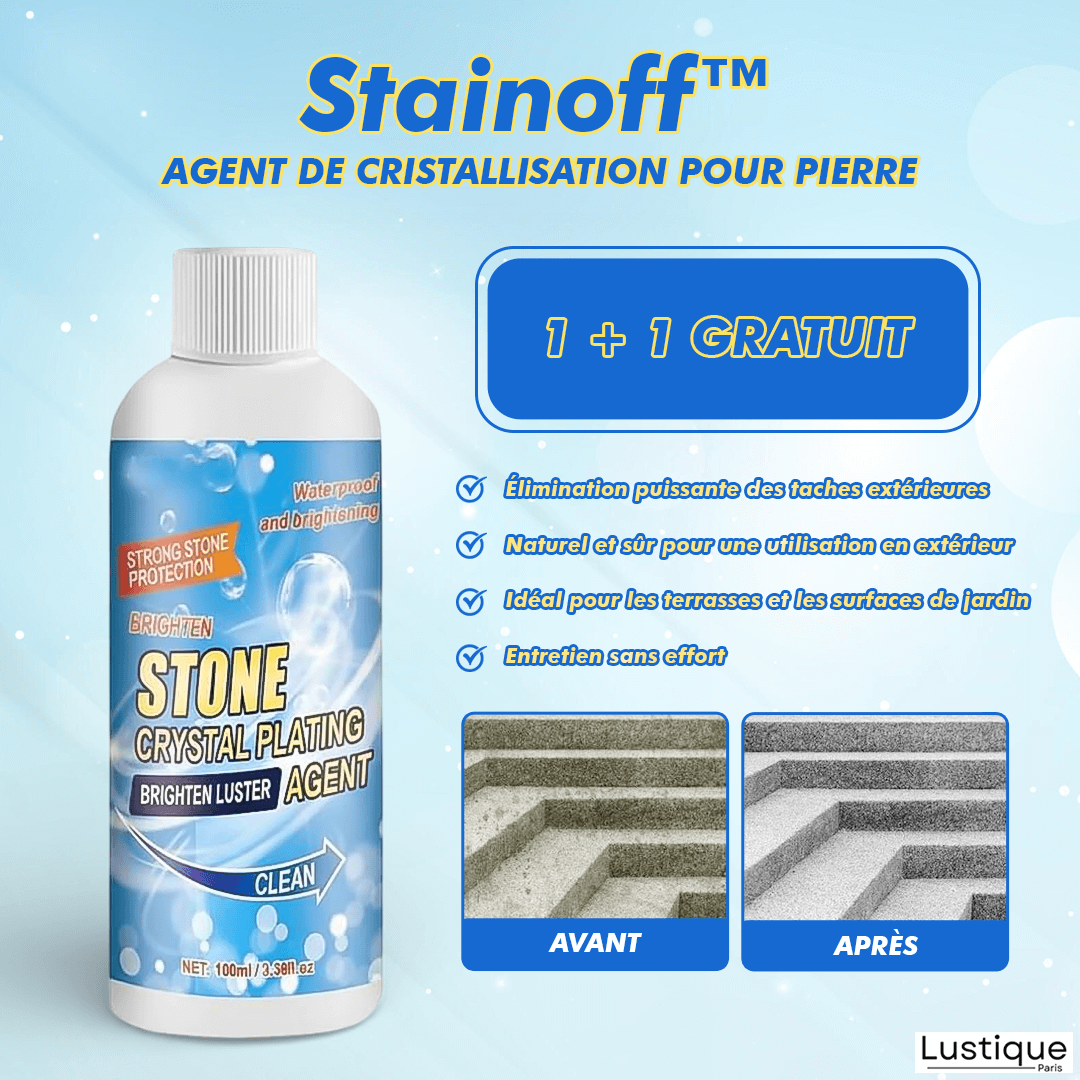 Nettoyant Détachant pour Pierre Extérieure – Rouille & Oxydation