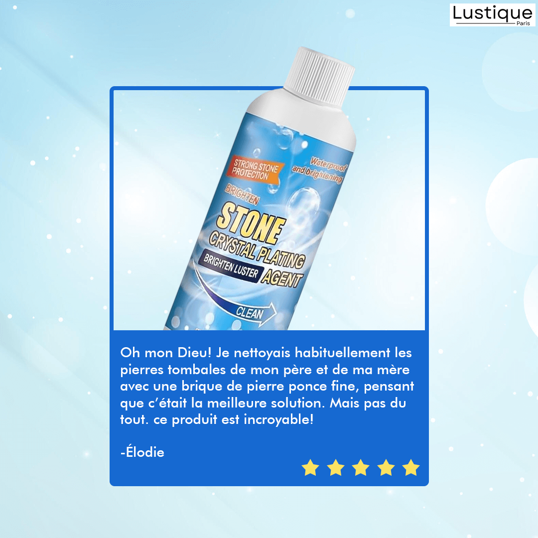 Nettoyant Anti-Taches pour Pierre Naturelle – Formule Naturelle et Non Toxique