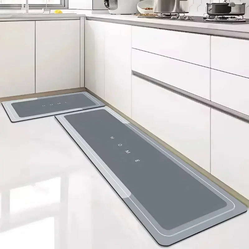 Tapis de cuisine absorbant antidérapant et doux pour cuisine et salle de bain