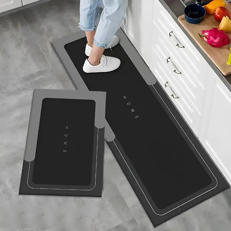 Tapis de cuisine absorbant antidérapant et doux pour cuisine et salle de bain