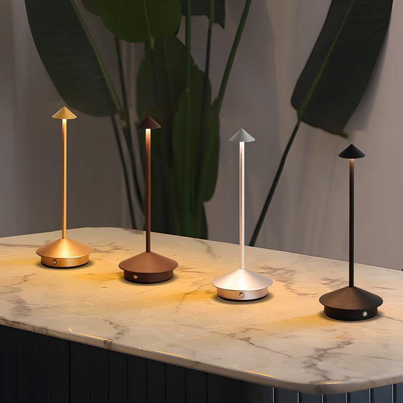 Lampe de table LED sans fil avec variateur tactile et batterie USB