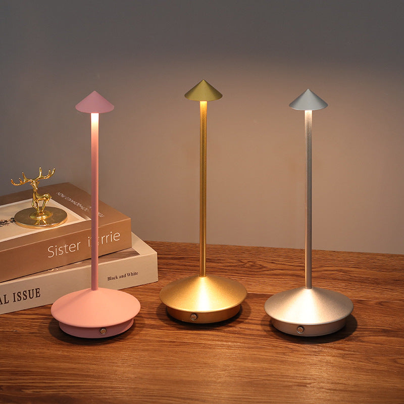 Lampe de table LED sans fil avec variateur tactile et batterie USB