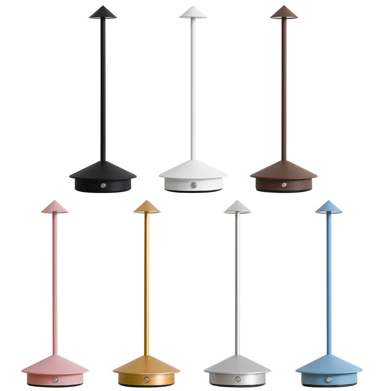 Lampe de table LED sans fil avec variateur tactile et batterie USB