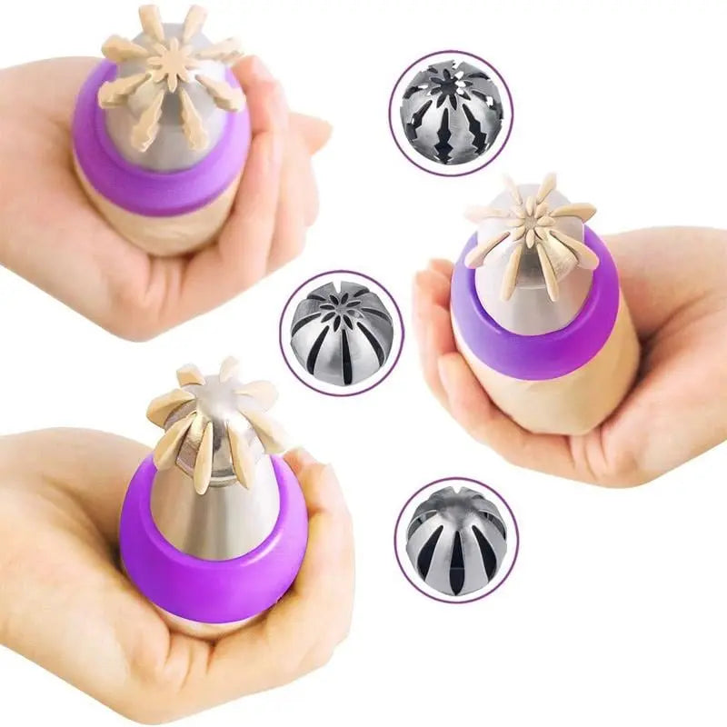 CakeOver™ – Set de décoration de gâteaux en acier inoxydable [4 + 4 Gratuit]