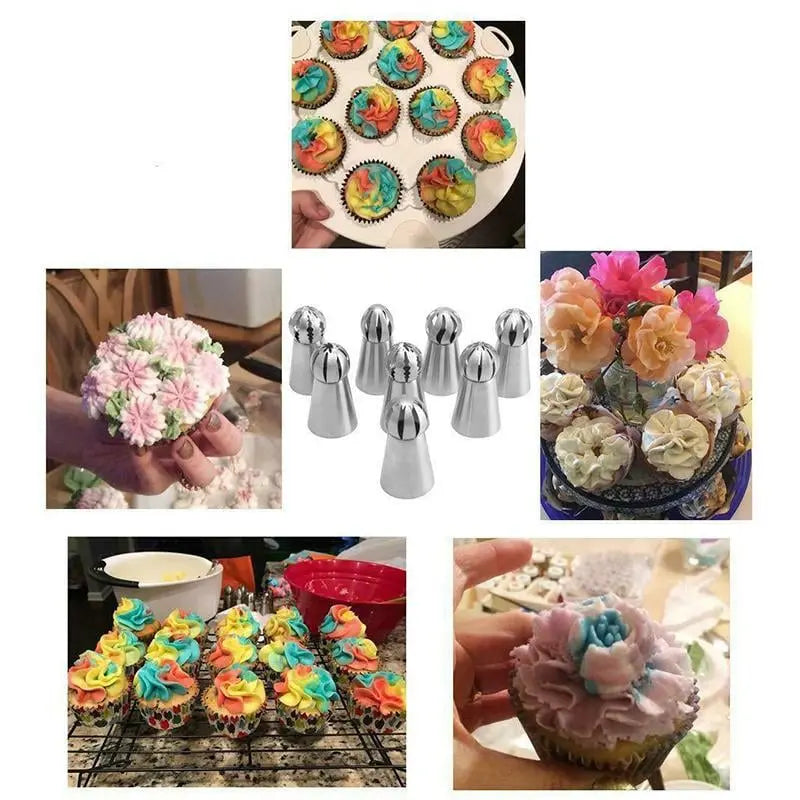 CakeOver™ – Set de décoration de gâteaux en acier inoxydable [4 + 4 Gratuit]