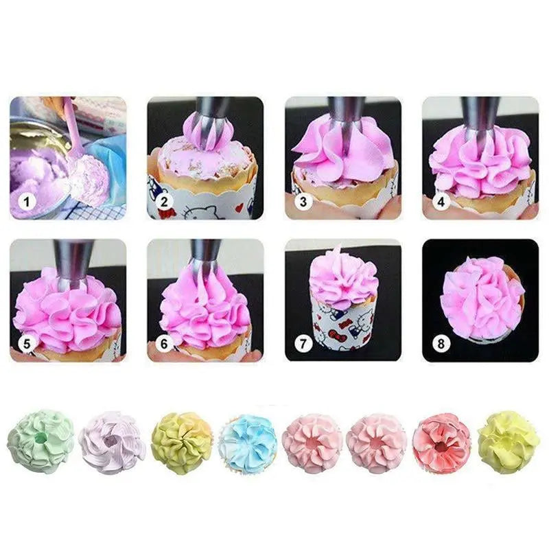 CakeOver™ – Set de décoration de gâteaux en acier inoxydable [4 + 4 Gratuit]