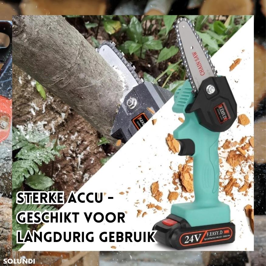 Tronçonneuse sans fil compacte pour jardinage et bricolage