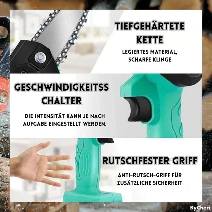 Tronçonneuse Électrique Sans Fil Compacte – Coupe Précise et Puissante