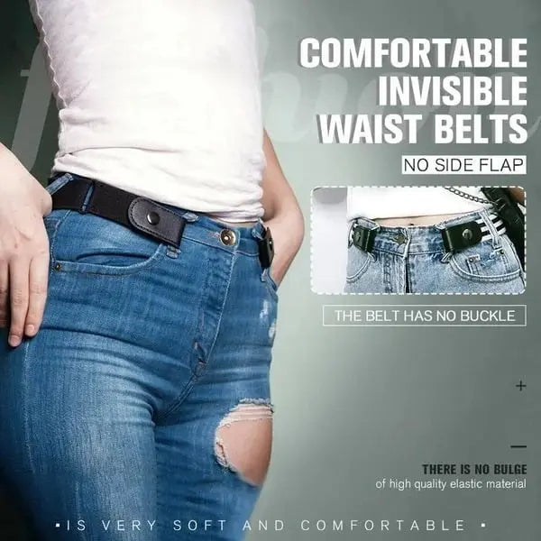 InvisBelt™ – Ceintures taille invisibles et élastiques sans boucle [50 % de réduction]