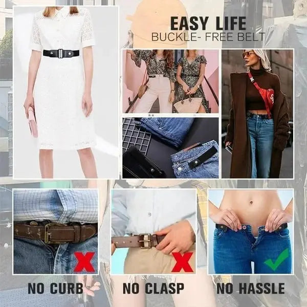 InvisBelt™ – Ceintures taille invisibles et élastiques sans boucle [50 % de réduction]