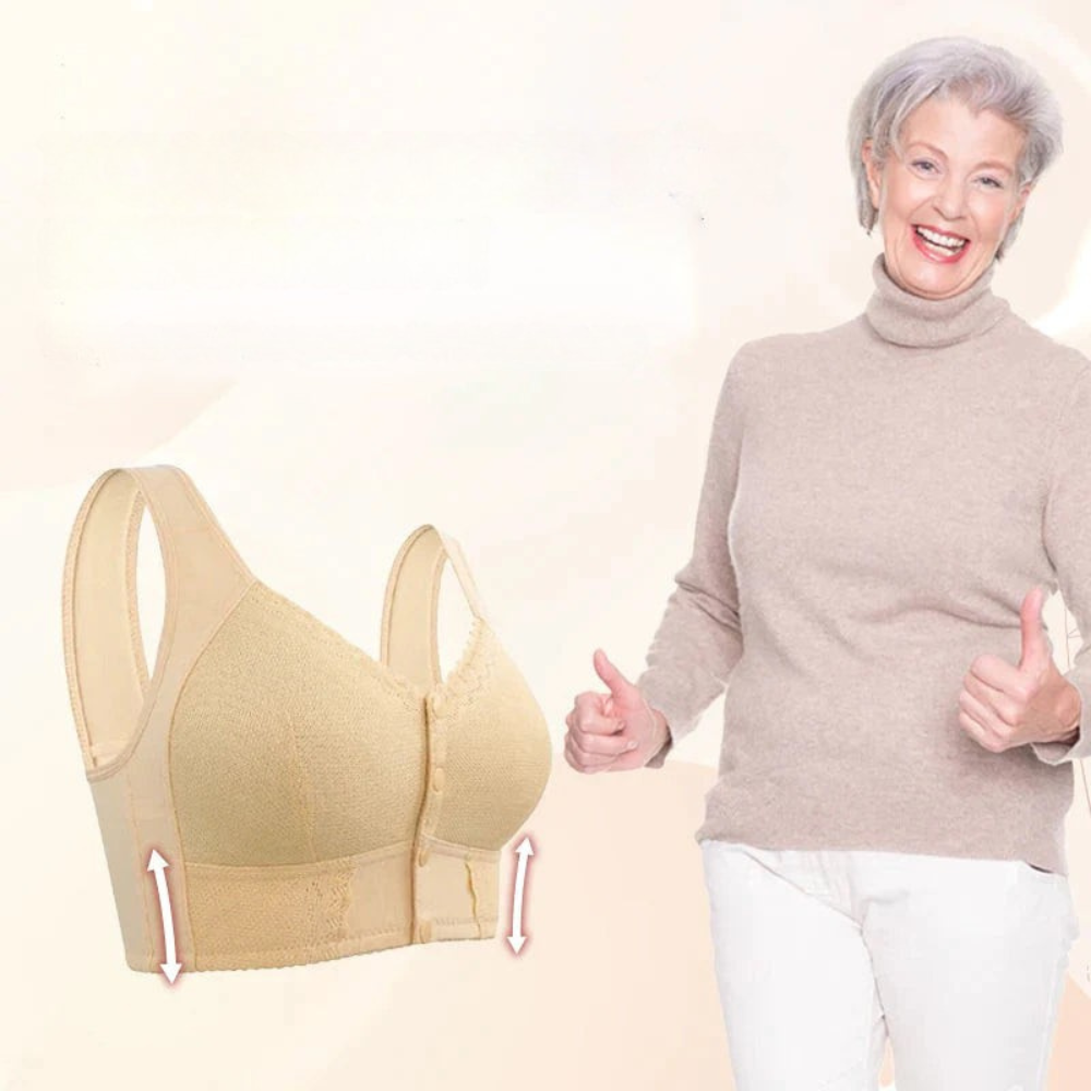 Estella™ – Soutien-gorge en coton avec ouverture frontale pour seniors [1 + 1 Gratuit]