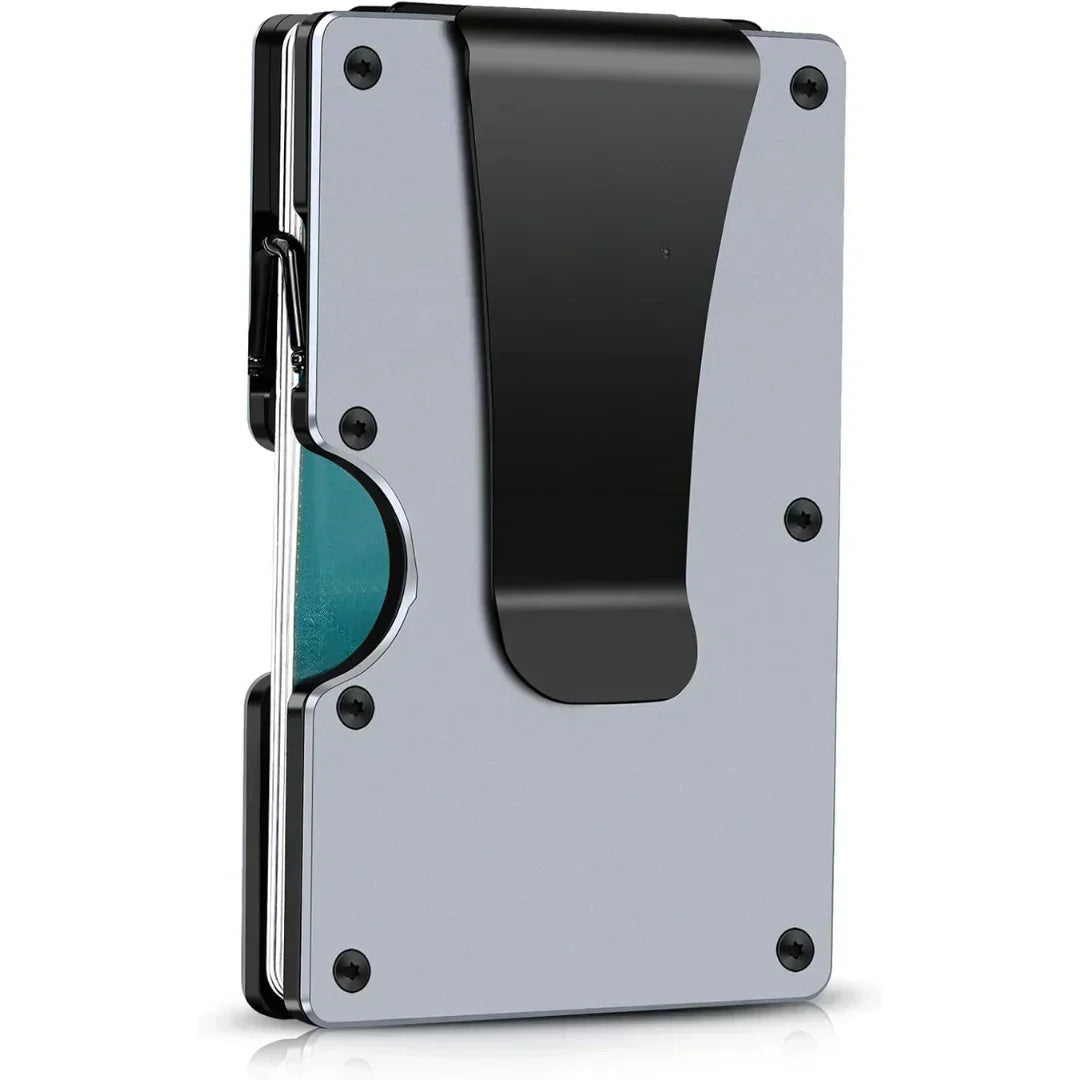 Porte-cartes Aluminium Ultracompact avec Protection RFID Intégrée