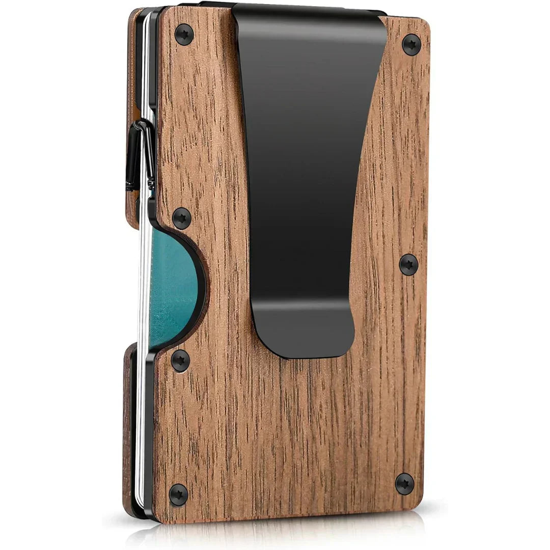 Porte-cartes Aluminium Ultracompact avec Protection RFID Intégrée