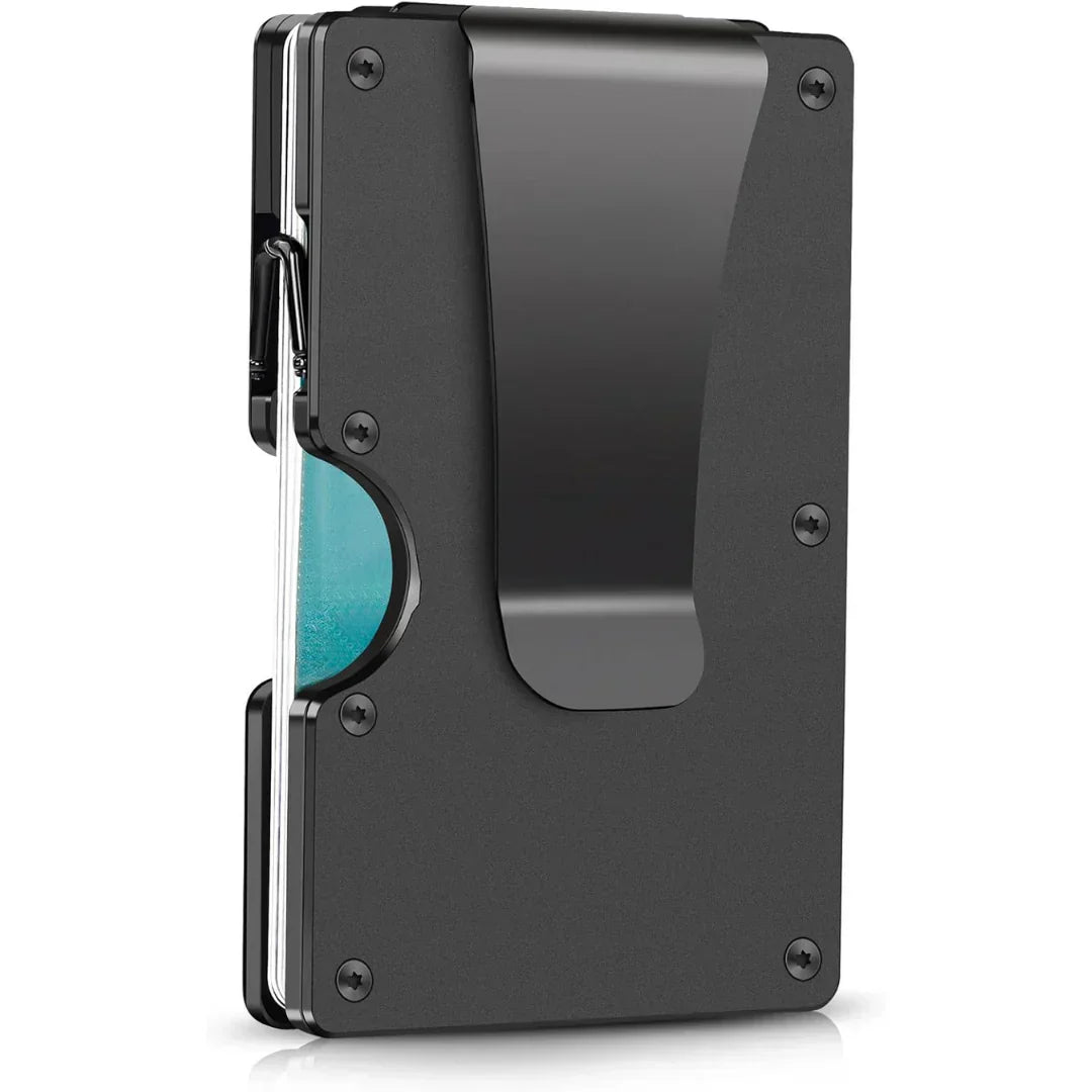 Porte-cartes Aluminium Ultracompact avec Protection RFID Intégrée