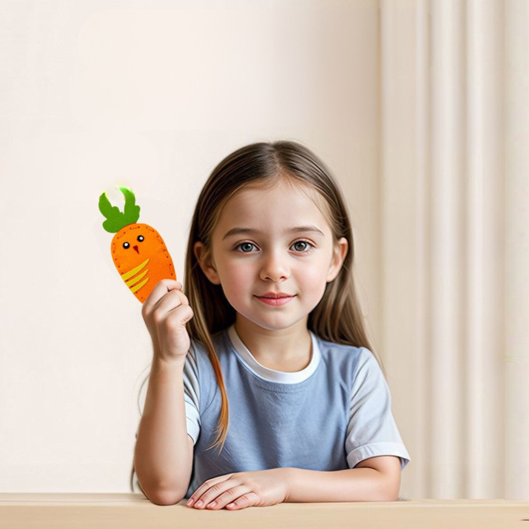 Kit de couture en feutre pour enfants – Animaux à coudre dès 6 ans