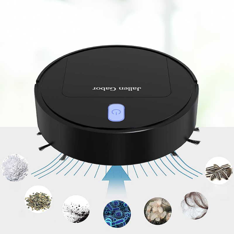 Cleanoro™ – Compact et intelligent | Parfait pour les poils d’animaux, sols durs et tapis | 2 h d’autonomie [50 % de réduction]