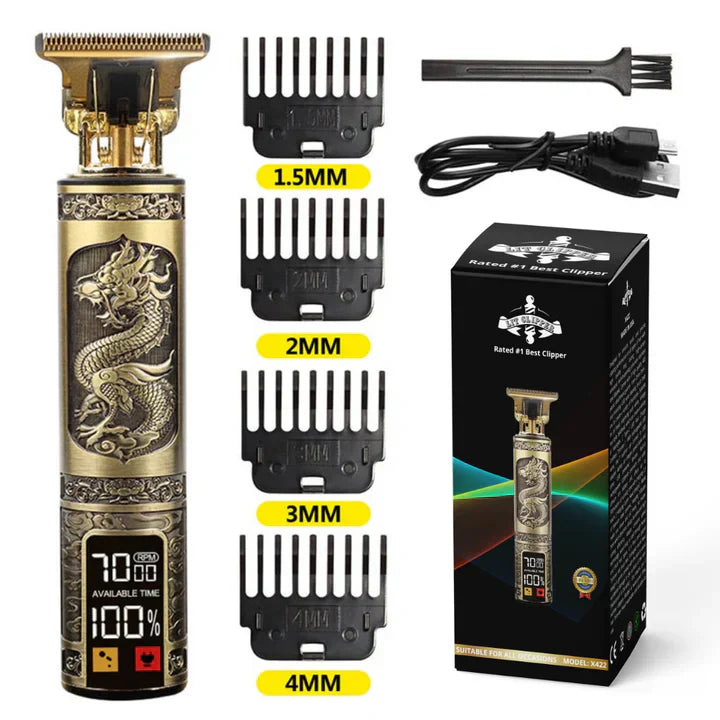 Tondeuse à Cheveux Professionnelle avec Lames de Précision Rechargeables