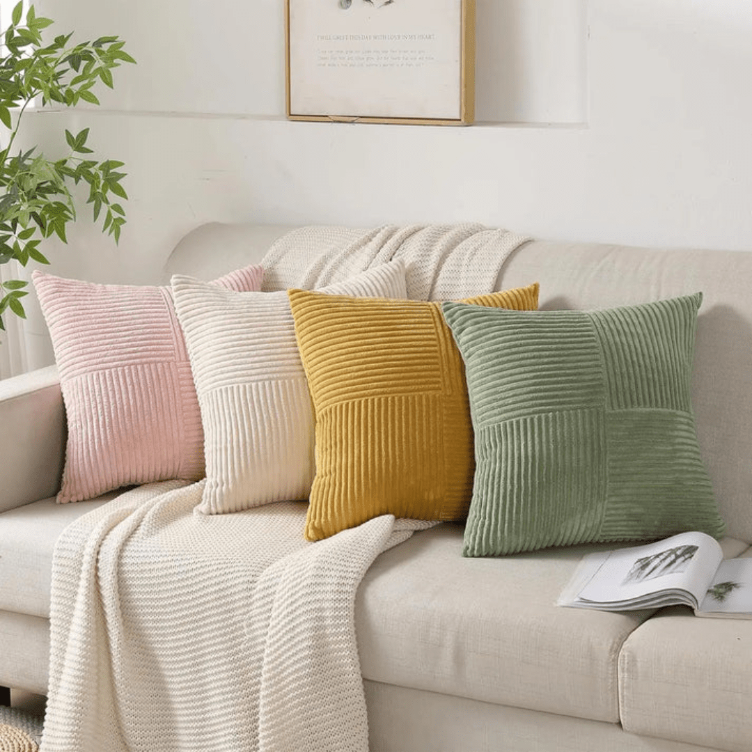 Coussin décoratif 45x45 cm pour canapé et lit – doux et moderne
