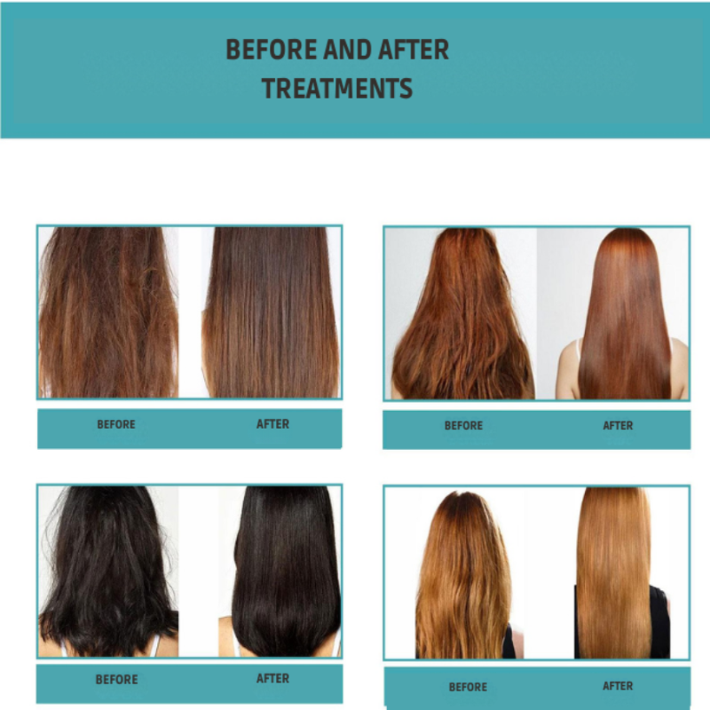 Crème Lissante à la Kératine pour Cheveux Lisses et Brillants