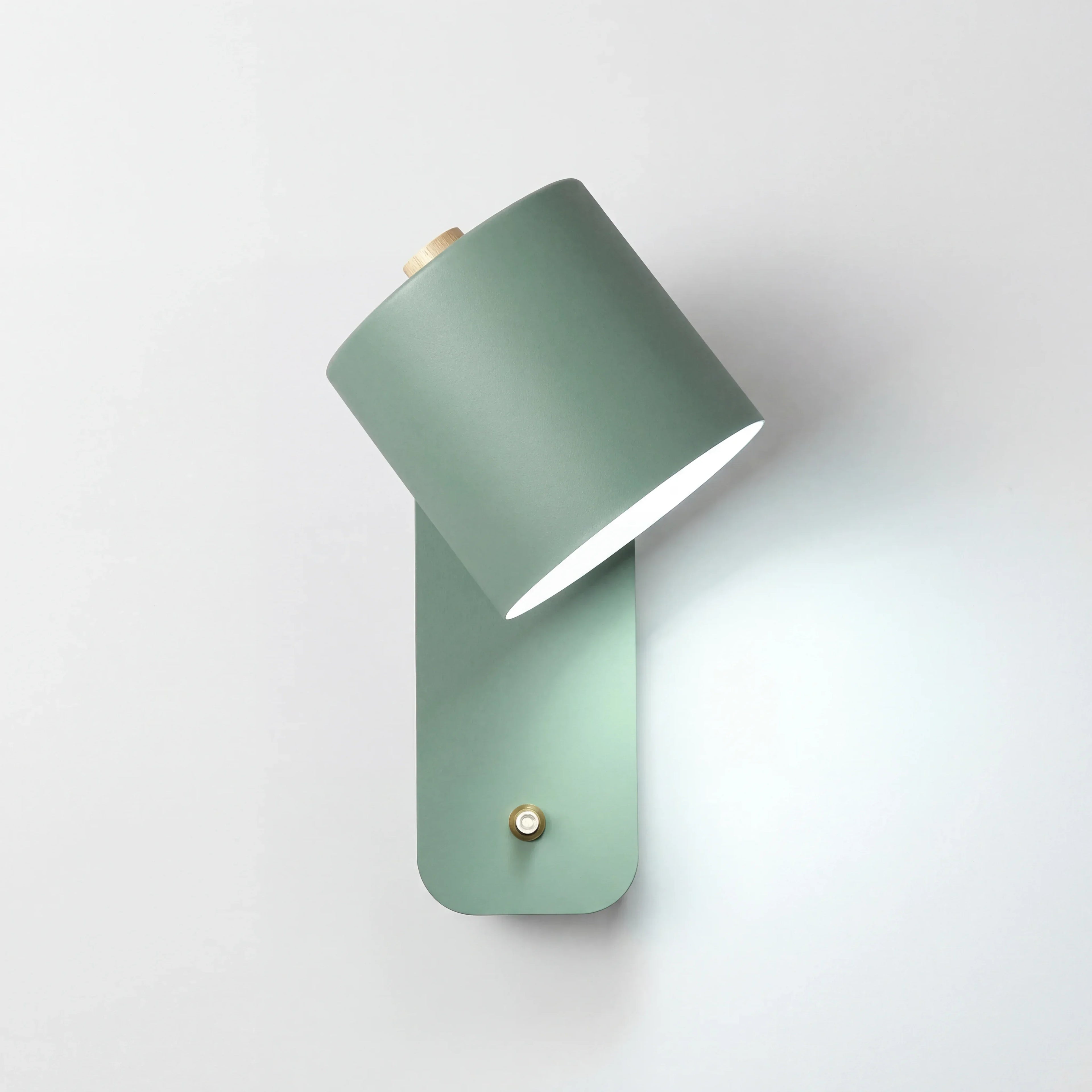 Applique murale cylindrique orientable avec rotation 180° pour lecture