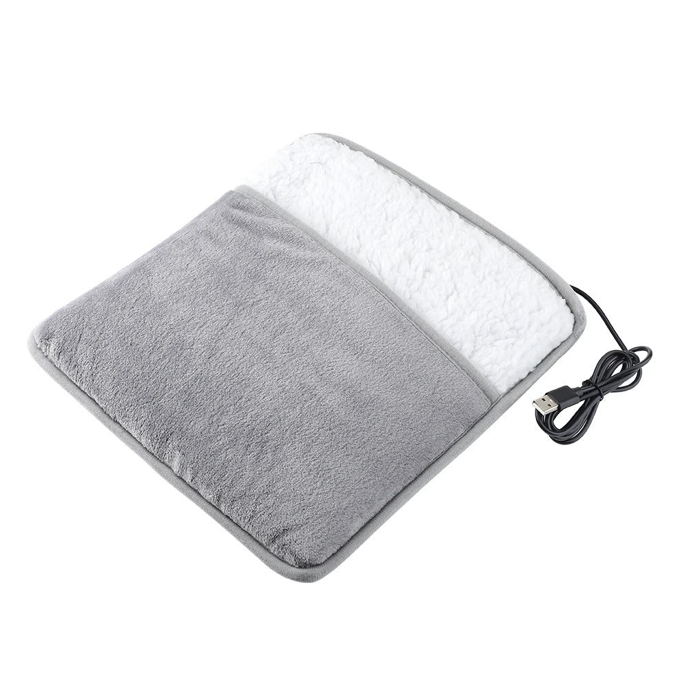 Chauffe-Pieds USB en Flanelle – Chaleur Douce et Constante à 40°C
