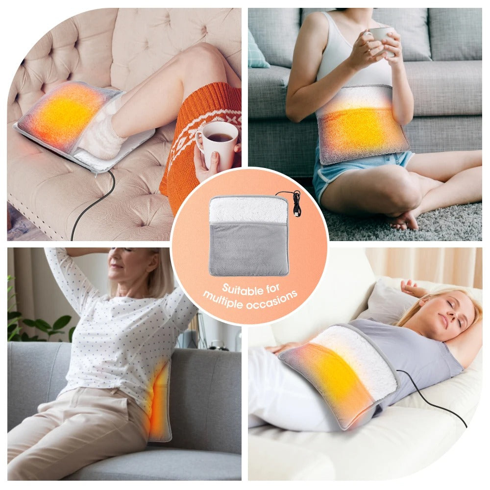 Chauffe-Pieds USB en Flanelle – Chaleur Douce et Constante à 40°C