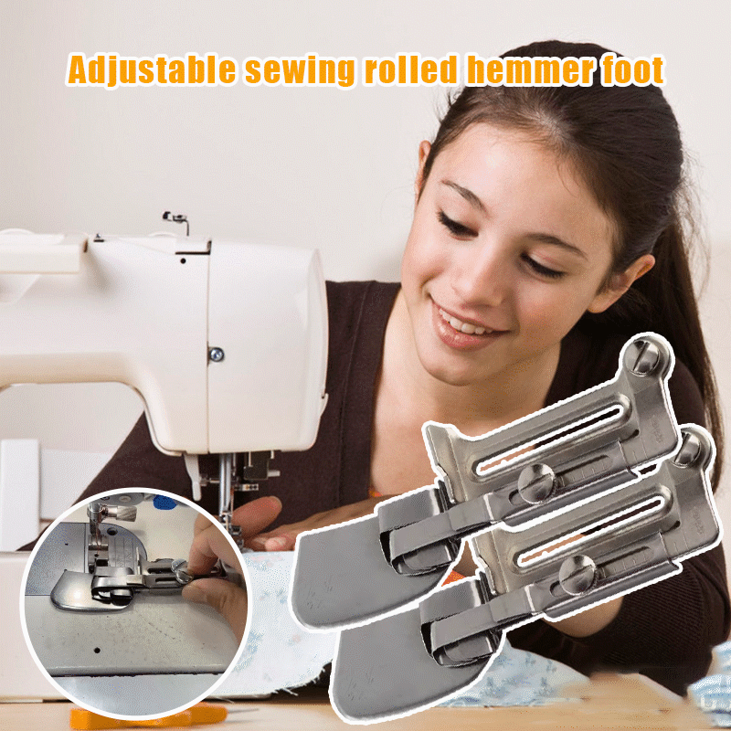 SewFoot™ – Pied ourleur réglable pour des finitions de couture précises et nettes [1 + 1 Gratuit]