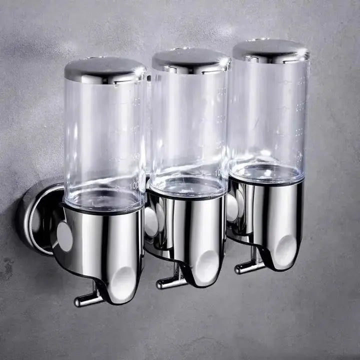 Distributeur de savon mural en acier inoxydable – compact et élégant