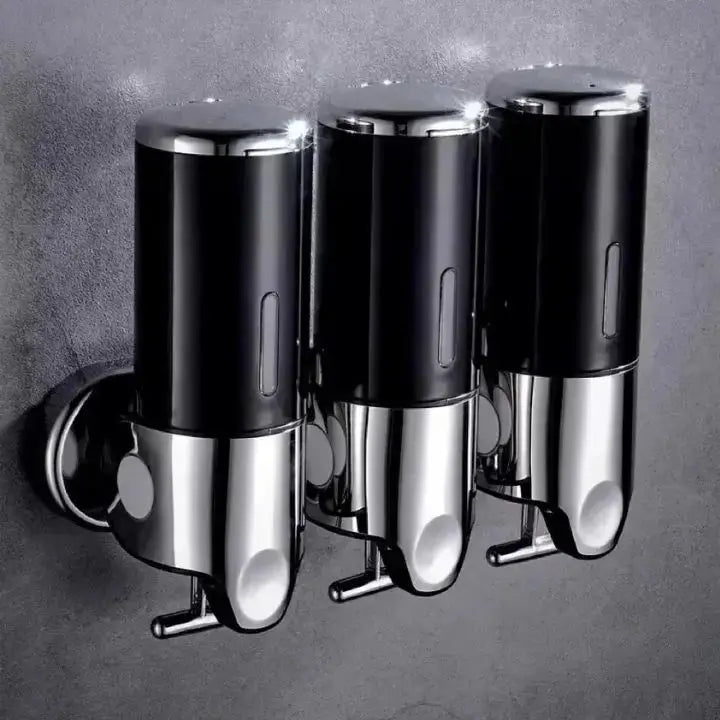 Distributeur de savon mural en acier inoxydable – compact et élégant