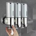 Distributeur de savon mural en acier inoxydable – compact et élégant