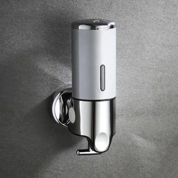 Distributeur de savon mural en acier inoxydable – compact et élégant