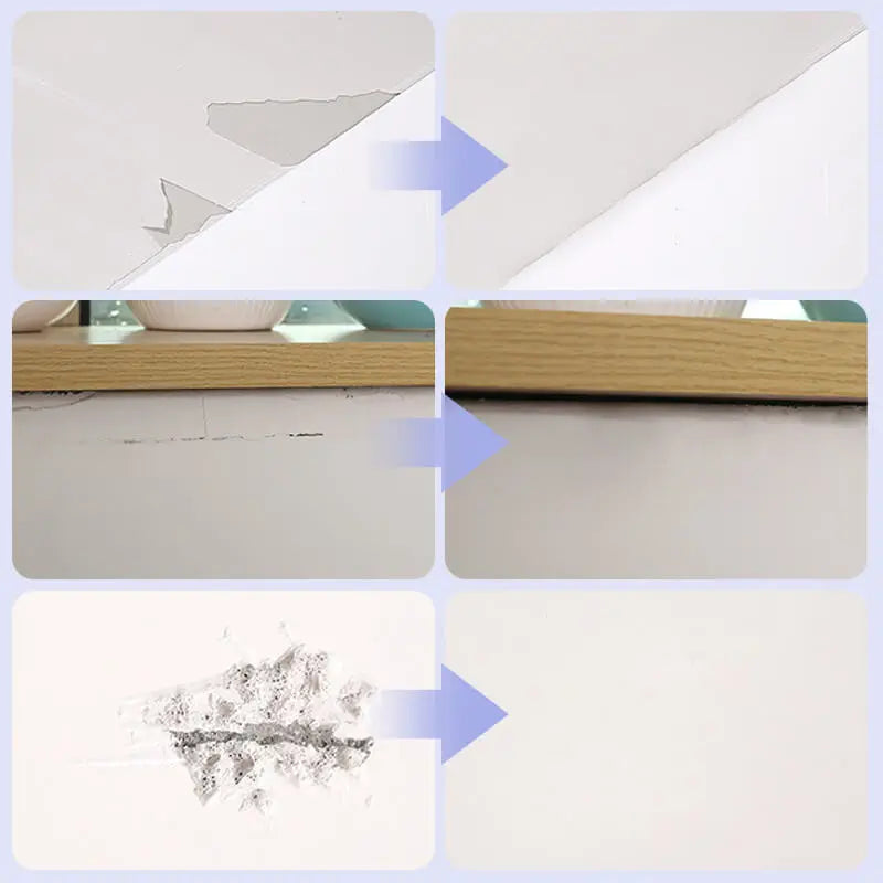 Pâte de Réparation Murale à Séchage Rapide pour Fissures et Trous