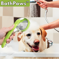 Brosse de bain pour chien et chat avec distributeur de shampoing intégré