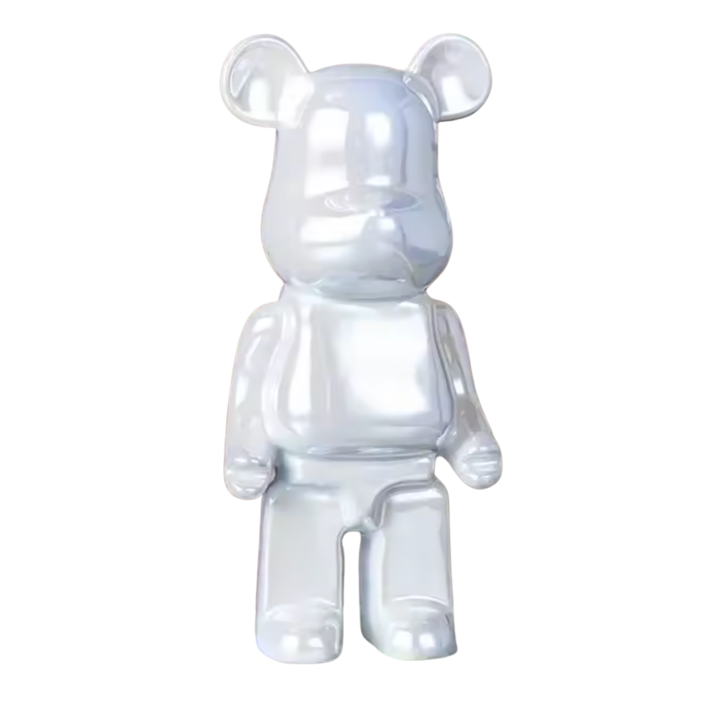 Sculpture d'ours en résine – figurine décorative moderne pour la maison