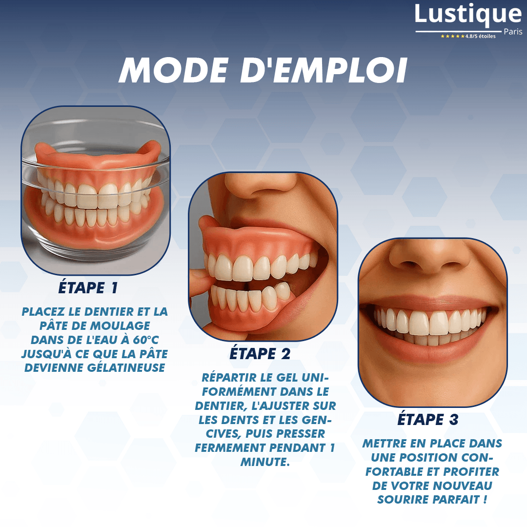 Protège-Dents en Silicone Médical pour Prothèses Dentaires Confortables