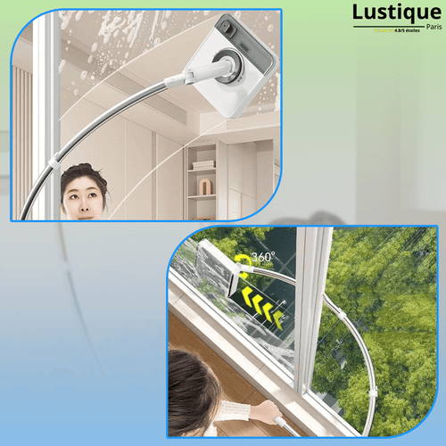 Nettoyeur de Vitres Magnétique Double Face pour Fenêtres Difficiles d'Accès