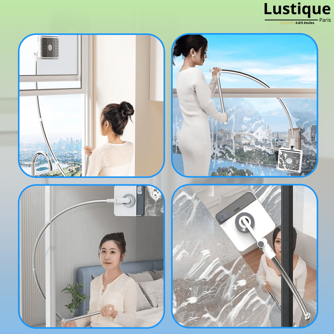 Nettoyeur de Vitres Magnétique Double Face pour Fenêtres Difficiles d'Accès