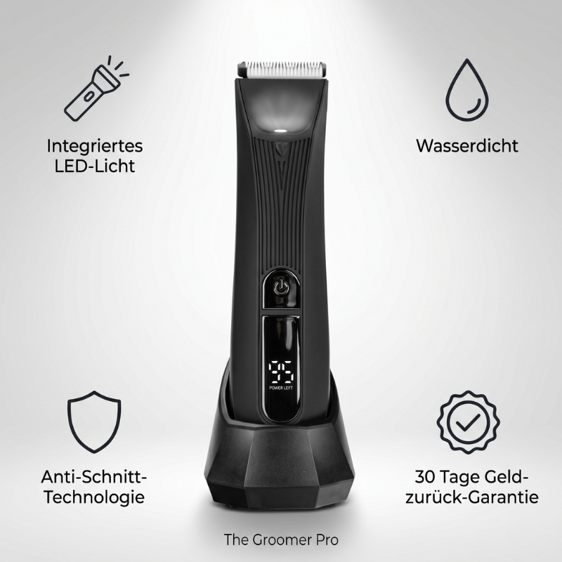 Tondeuse sans fil barbe cheveux et corps – Lames acier inoxydable